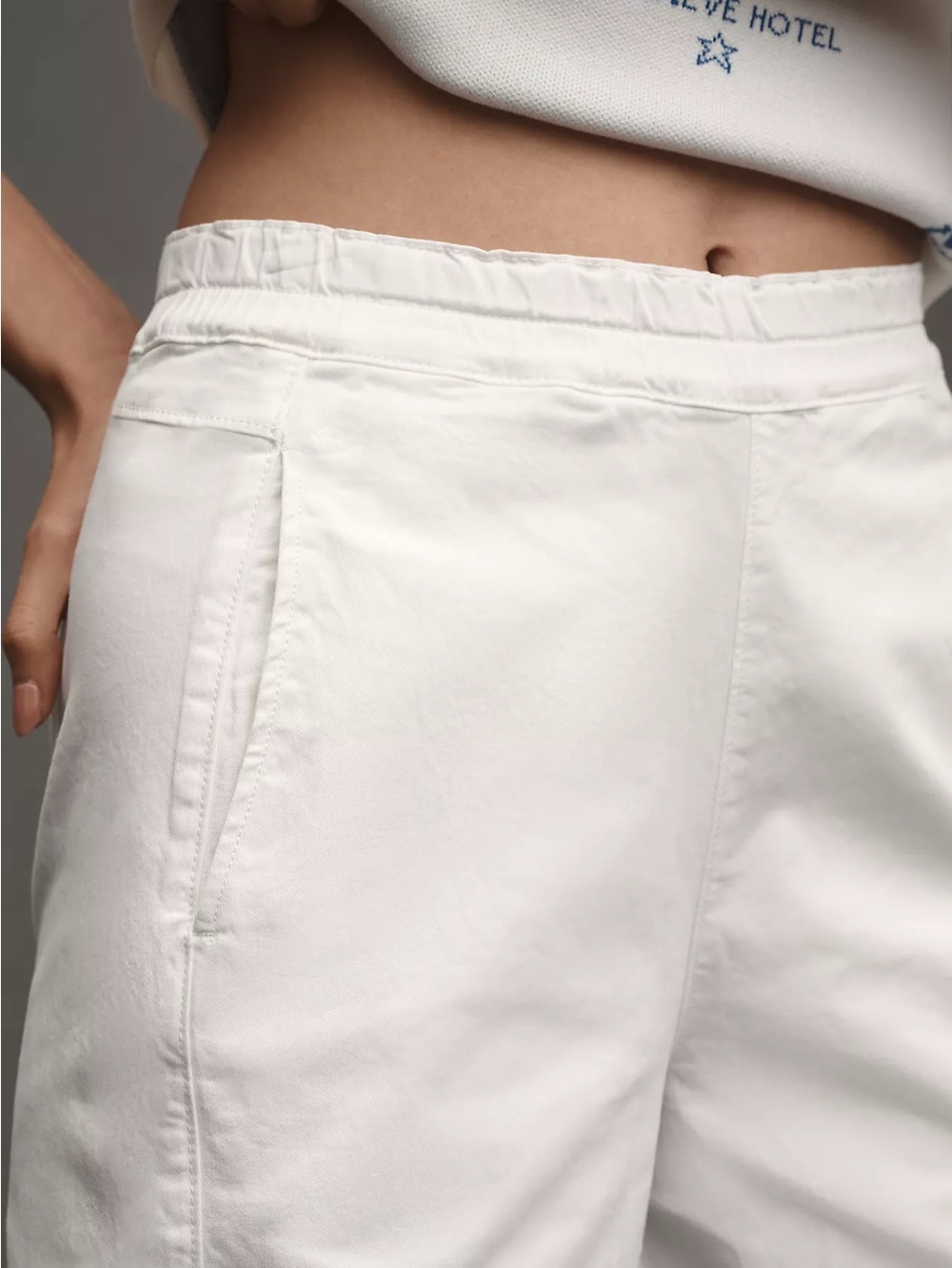 NWT Size XL - The Izzie Relaxed Pull-On Barrel Pants Pilcro: Twill (NWT US$ 128)
